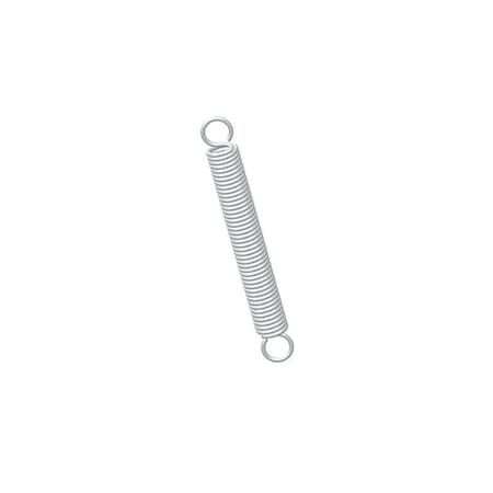 Extension Spring, O= .500, L= 4.00, W= .069